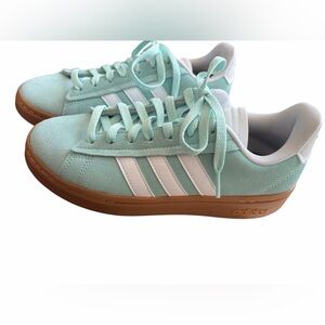 Adidas Grand Court Alpha Sneakers Mint Gum NWOB Fits Women’s 7.5